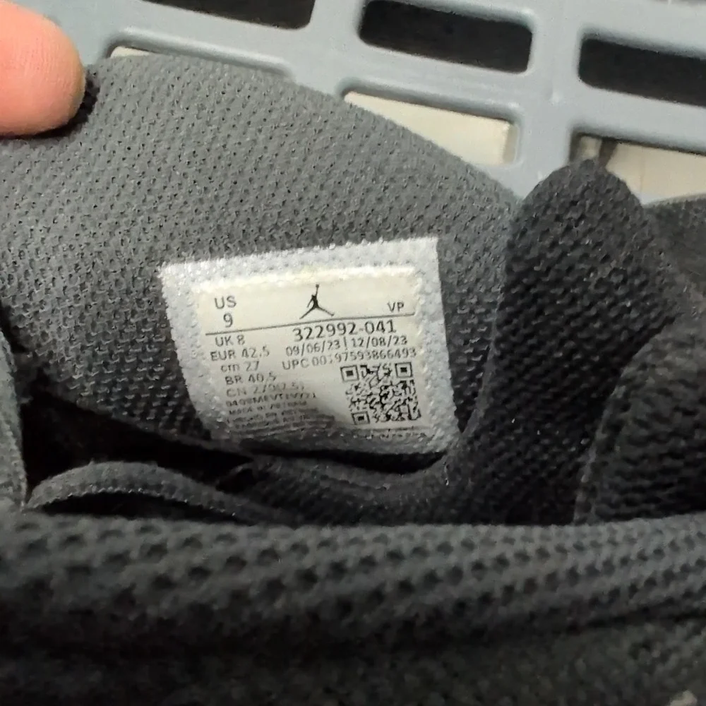 Air Jordan‎ 6 Rings Black University Blue basketball shoe